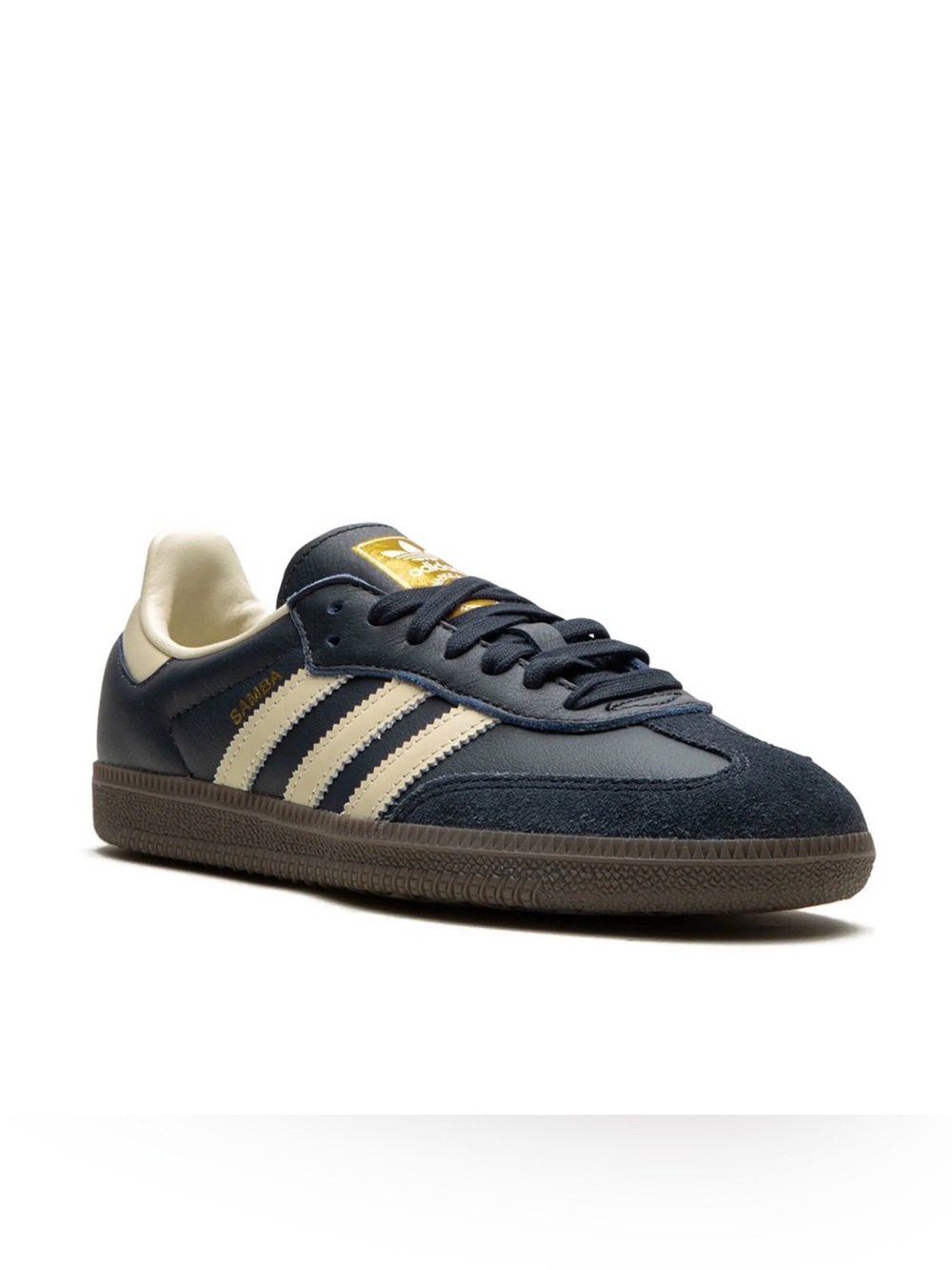 adidas Samba OG Night Navy with Cream Accents Sneakers